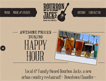 Tablet Screenshot of bourbonjacksaz.com